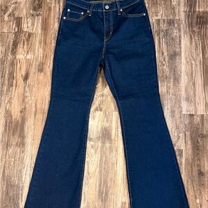 Levi's Deep Indigo Flare Jeans